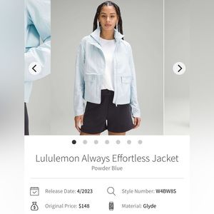 Lululemon Always Effortless Jacket